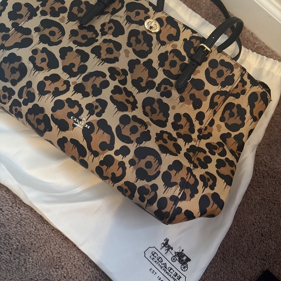Coach leopard print tote bag - Picture 8 of 8